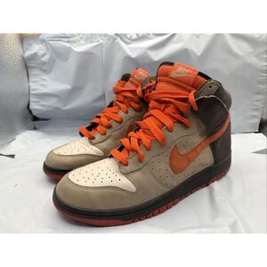Nike Dunk High Team Orange Light Bone/Orange/Mauve Men's Size 9.5 317982-081